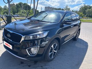 2016 Kia Sorento III Prime, чёрный, 1820000 рублей, вид 1