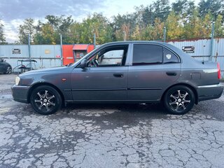 2004 Hyundai Accent ТагАЗ II, серый, 320000 рублей, вид 3