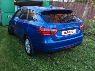 2020 Lada (ВАЗ) Vesta SW I, синий, 1200000 рублей, вид 4
