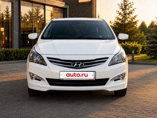 2016 Hyundai Solaris I Рестайлинг, белый, 965000 рублей, вид 1