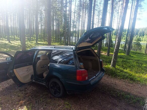 1998 Volkswagen Passat B5, зелёный - вид 5