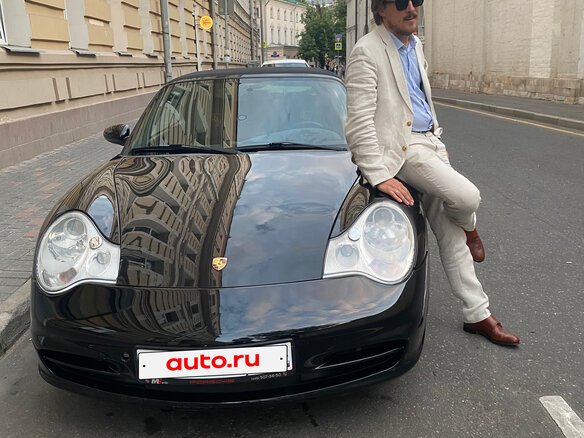 2002 Porsche 911 Carrera 4 V (996) Рестайлинг, чёрный - вид 13