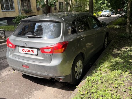 2013 Mitsubishi ASX I Рестайлинг, серый, 970000 рублей, вид 4