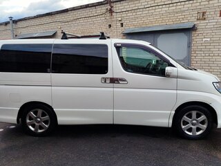 2008 Nissan Elgrand II (E51), белый, 1100000 рублей, вид 3