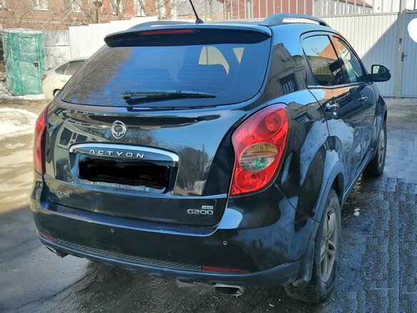 2013 SsangYong Actyon II, чёрный - вид 11