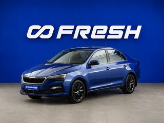 2021 Skoda Rapid II, синий, 1770444 рублей, вид 5