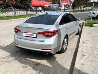 2016 Hyundai Sonata VII (LF), серебристый, 780000 рублей, вид 2