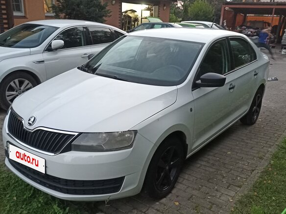 2017 Skoda Rapid I, белый, 650000 рублей