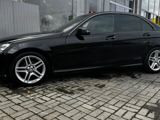 2008 Mercedes-Benz C-Класс 180 Kompressor III (W204), чёрный, 1000000 рублей, вид 3