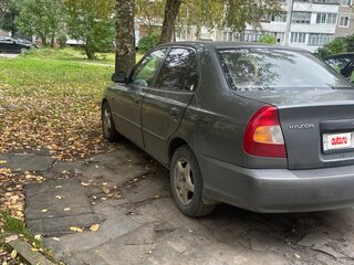2003 Hyundai Accent ТагАЗ II, серый, 150000 рублей, вид 3