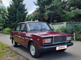 2001 Lada (ВАЗ) 2107, пурпурный, 270000 рублей, вид 2