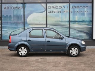 2013 Renault Logan I Рестайлинг, синий, 340000 рублей, вид 4