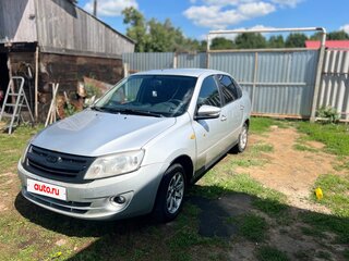 2013 Lada (ВАЗ) Granta I, серебристый, 220000 рублей, вид 1