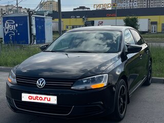2014 Volkswagen Jetta VI, чёрный, 935000 рублей, вид 1