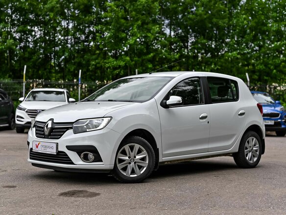2020 Renault Sandero II Рестайлинг, белый