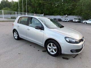 2012 Volkswagen Golf VI, жёлтый, 1300000 рублей, вид 3