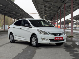 2014 Hyundai Solaris I Рестайлинг, белый, 648900 рублей, вид 2