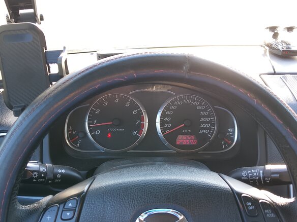 2006 Mazda 6 I (GG) Рестайлинг, красный, 210000 рублей - вид 6