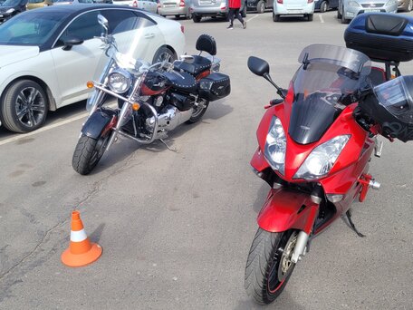 2002 Honda VFR 800, красный, 425000 рублей, вид 5