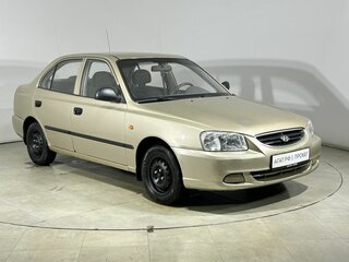 2007 Hyundai Accent ТагАЗ II, бежевый, 400000 рублей, вид 4