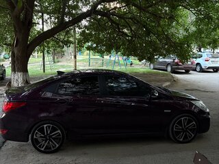 2011 Hyundai Solaris I, фиолетовый, 865000 рублей, вид 5