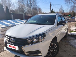 2021 Lada (ВАЗ) Vesta SW I, белый, 1100000 рублей, вид 2