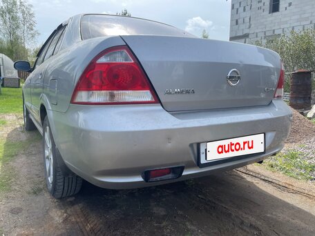 2008 Nissan Almera Classic I, серебристый, 290000 рублей, вид 4