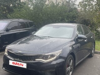 2019 Kia Optima IV Рестайлинг, синий, 1800000 рублей, вид 1
