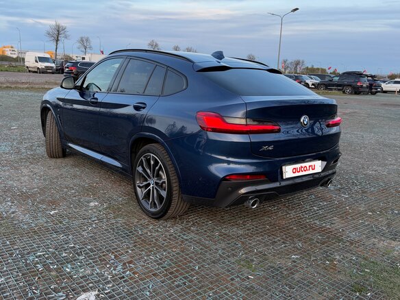 2018 BMW X4 20d II (G02), синий - вид 5