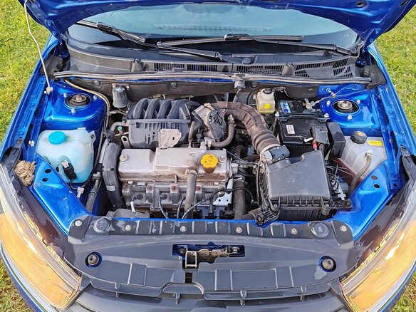 2019 Lada (ВАЗ) Granta I Рестайлинг, синий, 680000 рублей - вид 6