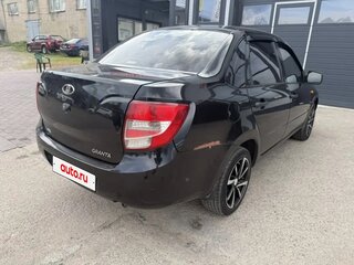 2013 Lada (ВАЗ) Granta I, чёрный, 350000 рублей, вид 5