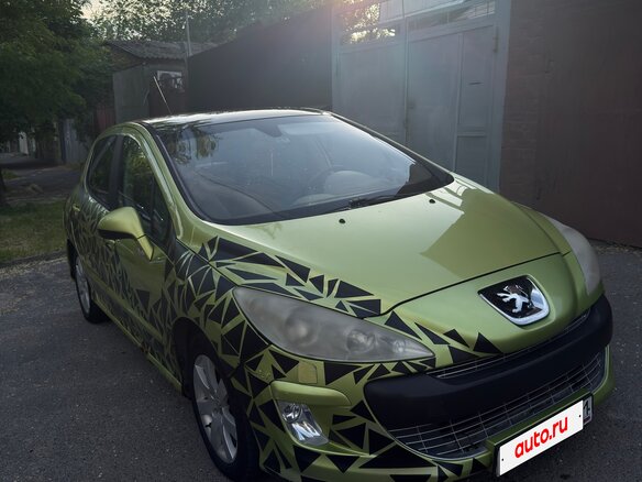 2008 Peugeot 308 I, жёлтый, 270000 рублей - вид 1