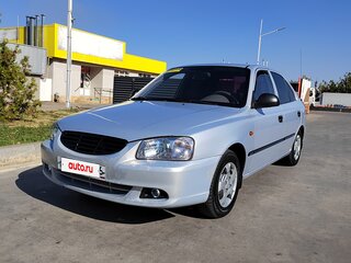 2010 Hyundai Accent ТагАЗ II, серебристый, 500000 рублей, вид 1