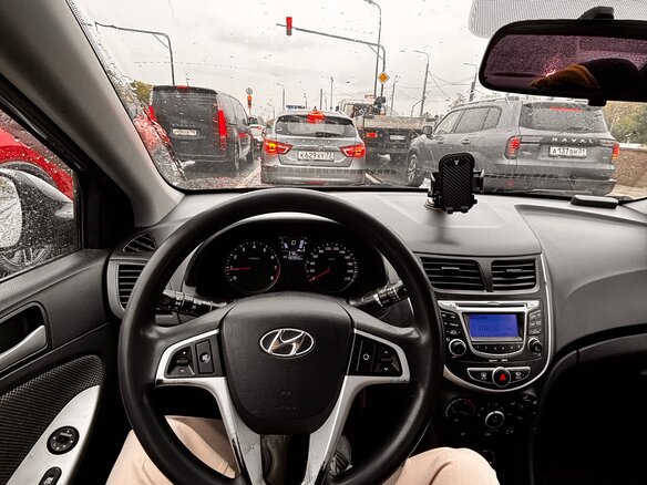 2011 Hyundai Solaris I, серый, 585000 рублей - вид 7