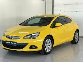 2014 Opel Astra GTC J Рестайлинг, жёлтый, 949000 рублей, вид 3