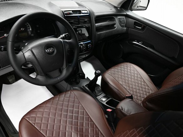 2007 Kia Sportage II, коричневый - вид 7