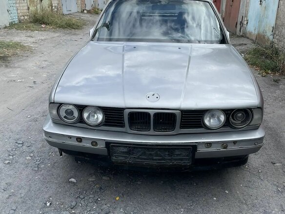 1991 BMW 5 серии 520i III (E34), синий - вид 2