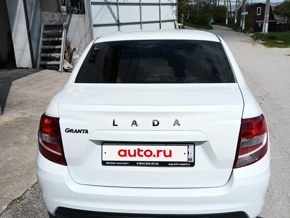2025 Lada (ВАЗ) Granta I Рестайлинг, белый, 950000 рублей - вид 4