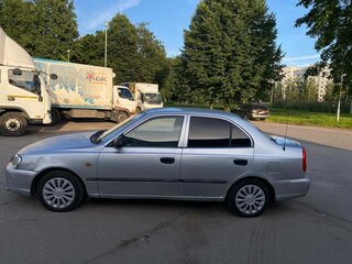 2004 Hyundai Accent ТагАЗ II, серебристый, 264000 рублей, вид 3