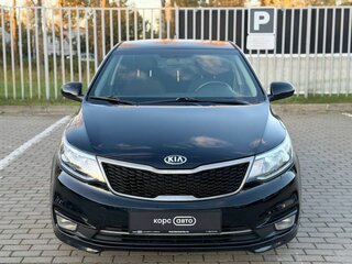 2016 Kia Rio III Рестайлинг, чёрный, 1150000 рублей, вид 2