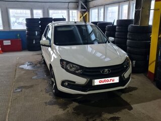2021 Lada (ВАЗ) Granta I Рестайлинг, белый, 700000 рублей, вид 2