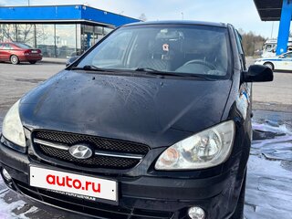 2007 Hyundai Getz I Рестайлинг, чёрный, 600000 рублей, вид 4