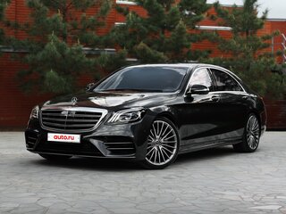 2019 Mercedes-Benz S-Класс 560 Long VI (W222, C217) Рестайлинг, чёрный, 8990000 рублей, вид 2