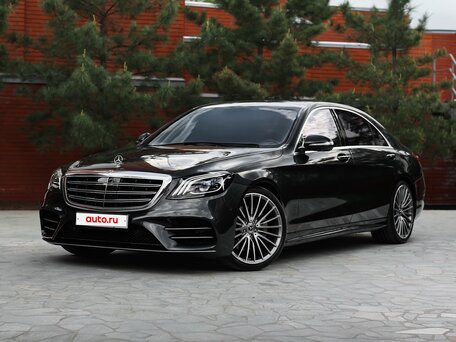 2019 Mercedes-Benz S-Класс 560 Long VI (W222, C217) Рестайлинг, чёрный, 9190000 рублей, вид 3