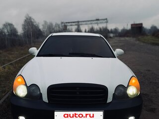 2006 Hyundai Sonata ТагАЗ IV (EF) Рестайлинг, синий, 500000 рублей, вид 5