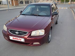 2008 Hyundai Accent ТагАЗ II, красный, 490000 рублей, вид 2