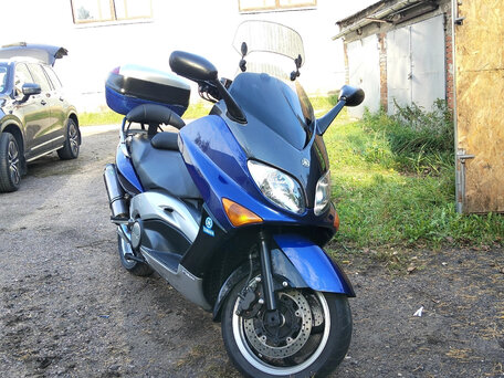2007 Yamaha TMAX, синий, 400000 рублей, вид 1