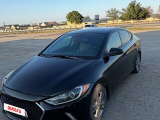 2017 Hyundai Elantra VI (AD), чёрный, 1550000 рублей, вид 2