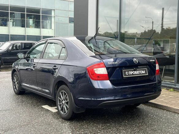 2015 Skoda Rapid I, синий - вид 6
