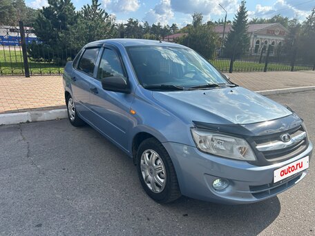 2015 Lada (ВАЗ) Granta I, серебристый, 450000 рублей, вид 3
